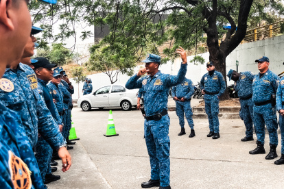 Son 100 agentes que participaron en la capacitación.
