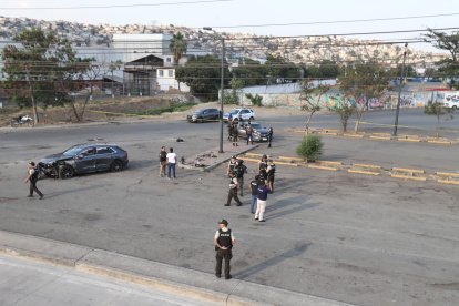 Suceso. El empresario Alexies Verduga circulaba en un vehículo blindado, aunque este no tenía el mayor nivel de protección.