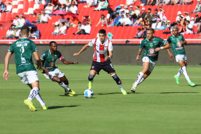 Álex Arce estuvo comandando el ataque de Liga de Quito ante Mushuc Runa.