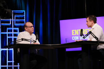 Daniel Noboa en entrevista.