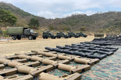 Ecuador. El presidente de la República, Daniel Noboa estará en Guayaquil para la entrega de armas a las Fuerzas Armadas.
