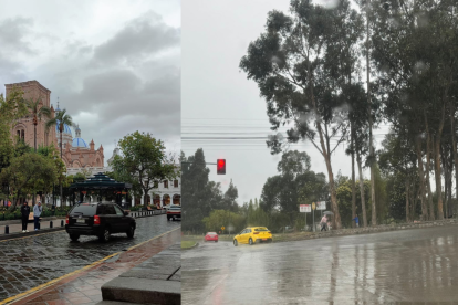 A través de redes sociales, se han reportado lluvias en varios sectores de Cuenca