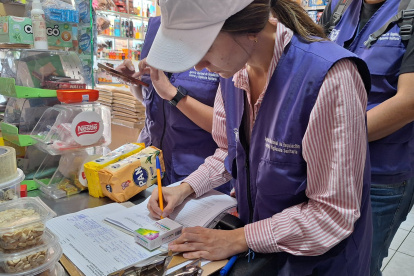 Operativo. Además de los controles en la parroquia de Nayón hubo capacitaciones.