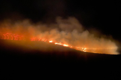 Un incendio forestal se registró desde la madrugada de este 29 de octubre en la hacienda Guaytara, sector del Antisana, en Quito.