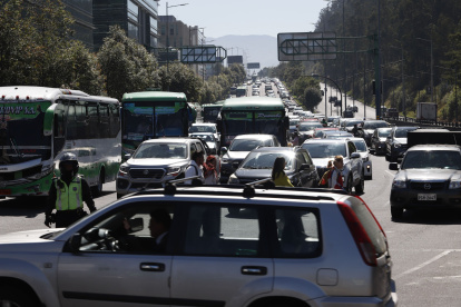 Congestión. El redondel El Ciclista es considerado como punto conflictivo
