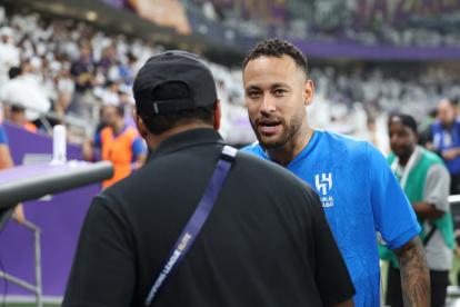 El jugador brasileño Neymar del Al-Hilal de Arabia Saudí, Neymar.