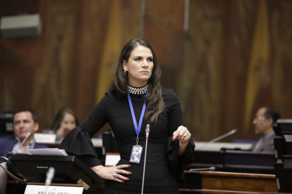 La actual asambleísta Ana Galarza, quien lideraba la lista de candidatos a legisladores nacionales de Construye, se quedó fuera de las elecciones.