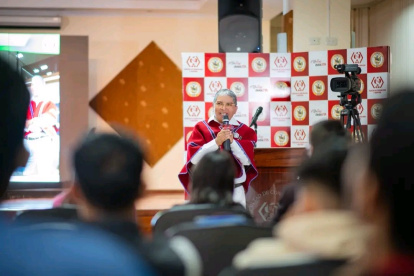 Luis Alfonso Chango es el presidente vitalicio de Mushuc Runa