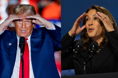 Donald Trump fue presidente de EE.UU. (2017-2021) y Kamala Harris es la actual vicepresidenta.