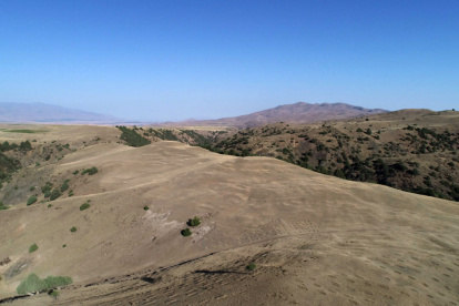 Un dron captó imágenes de Tugunbulak en 2018.