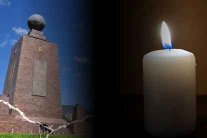 Apagones en Quito continúan en el último día del extenso feriado nacional.