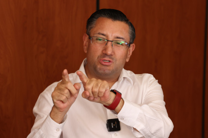 Iván Saquicela es el candidato presidencial por el movimiento Democracia Sí.