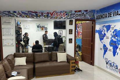 Quito. El 4 de octubre, la Policía y equipo de la HSI (de EE.UU.) desarticuló una red de tráfico de migrantes.