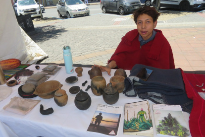 Productos. La cerámica hecha a base de barro de los Llanganates fue una de las novedades de la primera feria Puruhá.
