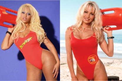 Beyoncé usó tres de los looks más recordados de Pamela Anderson para Halloween