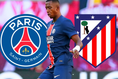 PSG vs Atlético de Madrid con William Pacho por Champions League.