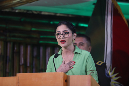 La presidenta de la Asamblea Nacional, Viviana Veloz.