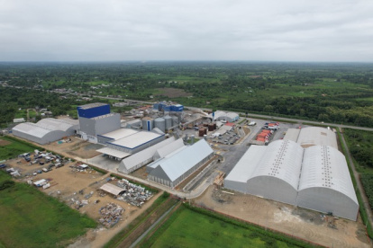 Vista panorámica de la planta de Nicovita en Ecuador.