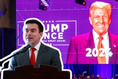 Daniel Noboa extiende sus felicitaciones a Donald Trump.