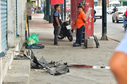El hecho ocurrió en la intersección de la avenida Quito y Manabi.