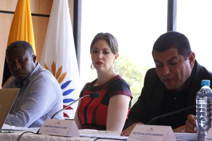 La asambleísta del correísmo, Mónica Palacios.