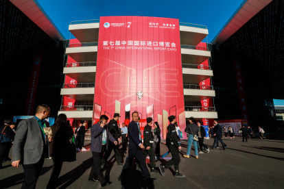 Feria. La inauguración de la séptima edición de la Exposición Internacional de Importaciones de China (CIIE).