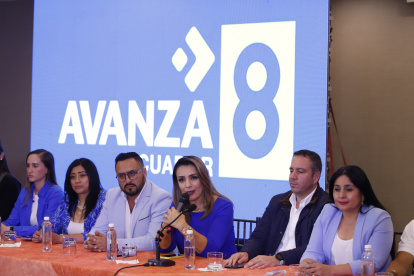 La asambleísta de Avanza, Lucía Pozo, anunció que ella junto a otros dirigentes del movimiento apoyan a Topic.