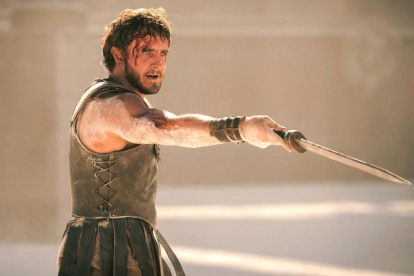 Paul Mescal es Lucius.