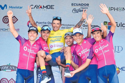 Robinson Chalapud ganó las ediciones de 2022 y 2023 de la Vuelta al Ecuador.