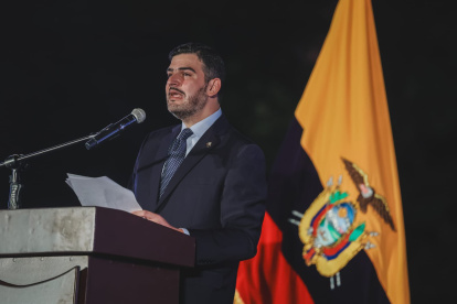 El alcalde de Guayaquil, Aquiles Álvarez.