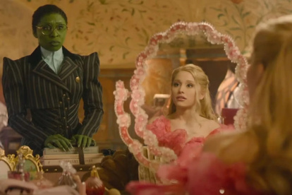 Personajes. La química entre Ariana Grande y Cynthia Erivo floreció a partir de una amistad durante el rodaje.