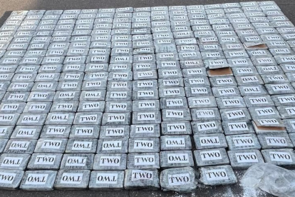 Los agentes policiales hallaron la droga camuflada en el cajón del camión, cuando circulaba por Machachi.