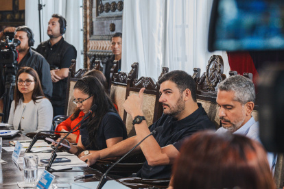 Foto de archivo del alcalde de Guayaquil, Aquiles Álvarez.