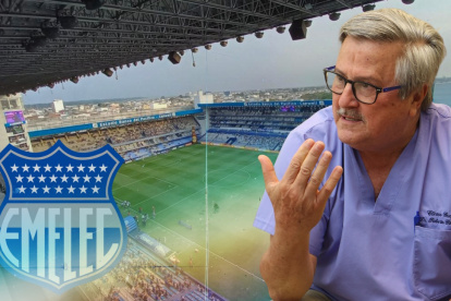 Roberto Gilbert ha comenzado hablar con los directivos del banco con cual Emelec, tiene una deuda grande.