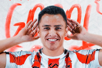 Diego Armas el goleador de Técnico Universitario volvió a estar presente en el marcador.