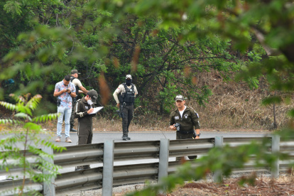 UN MUERTO DESCUARTIZADO , EN LA OREJA VIAL ENTRE LA AVENIDA FRANCISCO DE ORELLANA Y LA AVENIDA NARCISA DE JESUS FOTOGRAFO: FRANCISCO FLORES PERIODISTA: MIGUEL PARRAGA FECHA: 10-11-2024 AG-EXTERNOS