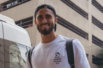 Leonardo Campana uniéndose al equipo en Guayaquil.