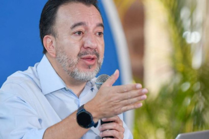 El alcalde Pabel Muñoz durante el programa Frecuencia Quiteña de este 11 de noviembre de 2024.