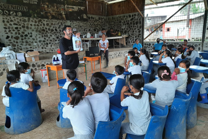 Entrega de insumos de bioseguridad y socialización de medidas de protección en la comunidad Mataje Alto