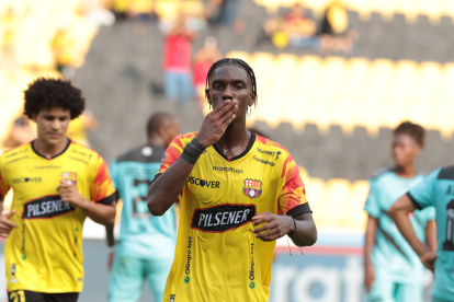 Allen Obando, delantero del Barcelona SC.