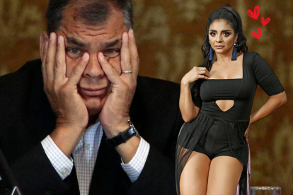 La actriz entre risas realizó una picante confesión con el expresidente de Ecuador.