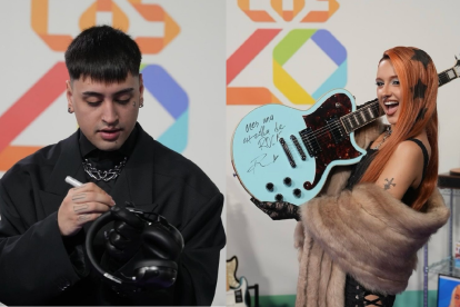 Tiago PZK (izquierda) y Ruslana (derecha) son algunos de los famosos que firmaron artículos