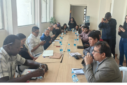 El Frente Unitario de Trabajadores se reunió este martes 12 de noviembre del 2024.