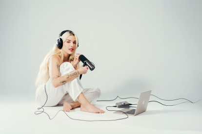 Elena Rose para su álbum En las nubes.