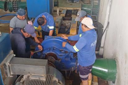 Un daño en la estación de bombeo ha provocado que el cantón se quede sin el servicio básico.