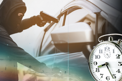 Madrugan. La delincuencia no distingue horarios.