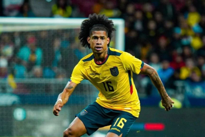 Marco Angulo vistió la camiseta de la selección ecuatoriana de fútbol