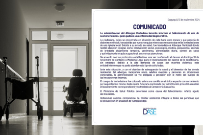 Hecho. La DASE emitió un comunicado ante este suceso.