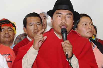 Leonidas Iza dijo que la CONAIE se unirá a las movilizaciones del FUT este 15 de noviembre de 2024.