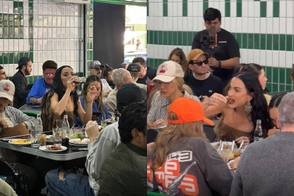 Katy Perry en una taquería.